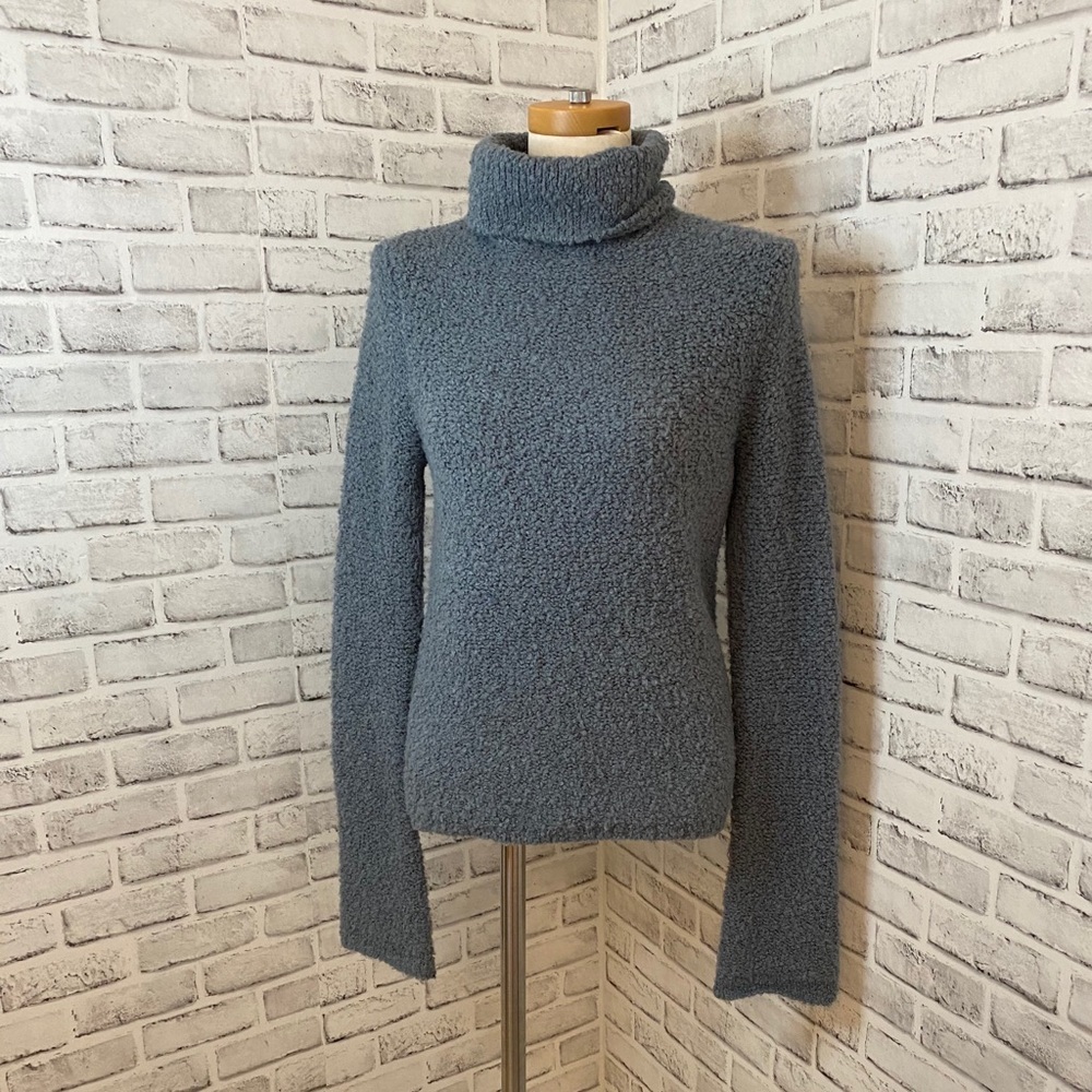 J. Crew Light Blue Turtle Neck Sweater